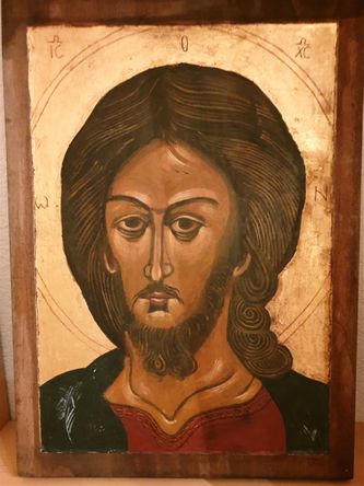 Christus-Ikone geschrieben von Albert Pichler